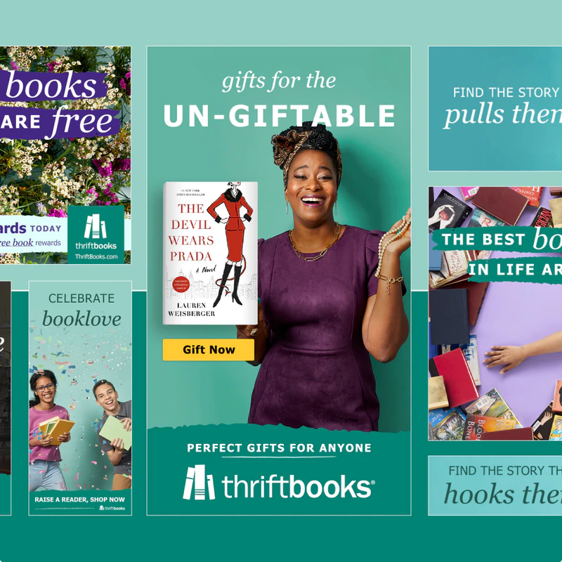 Display Ads thriftbooks 1x1