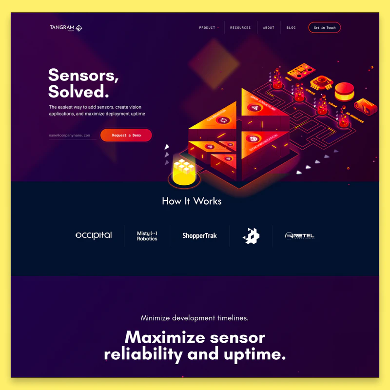 Websites tangram 1x1